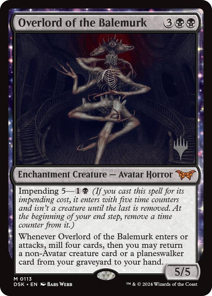 Overlord of the Balemurk 113 (Promo Pack: Duskmourn: House of Horror) 
