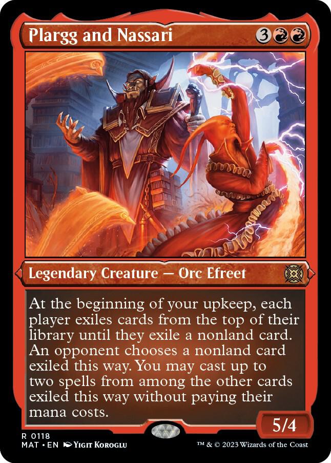 Plargg and Nassari Foil Etched (March of the Machine: The Aftermath)  - Foil