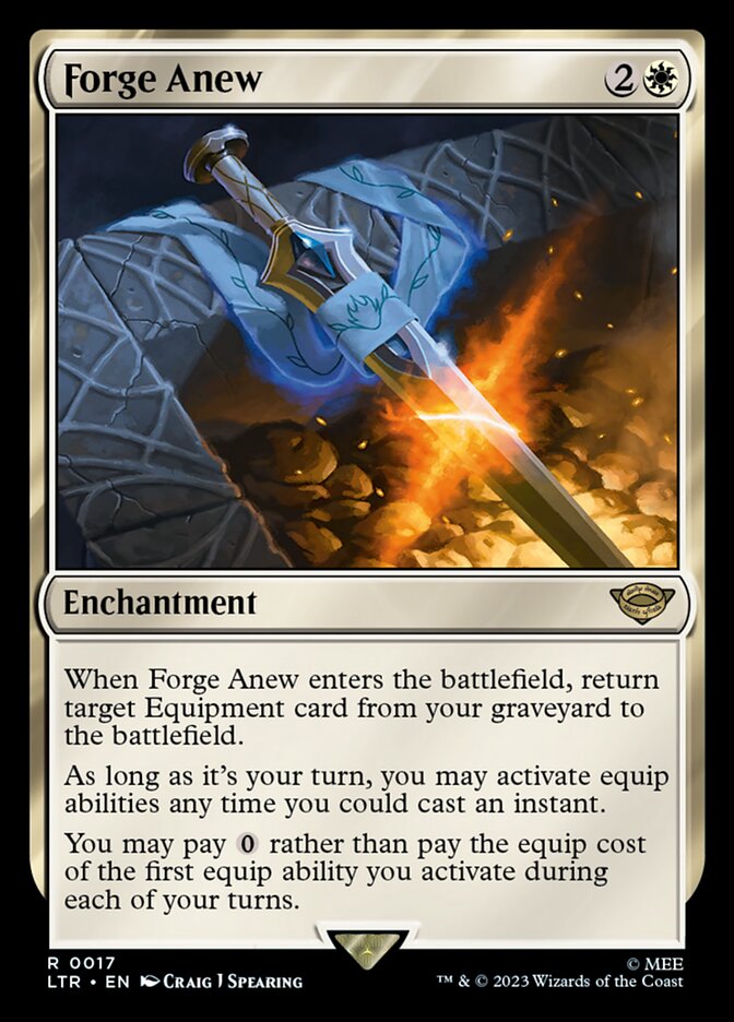 Forge Anew (Universes Beyond: The Lord of the Rings: Tales of Middle-earth)  - Foil