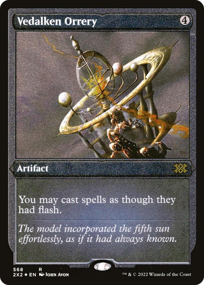 Vedalken Orrery Foil Etched (Double Masters 2022)  - Foil