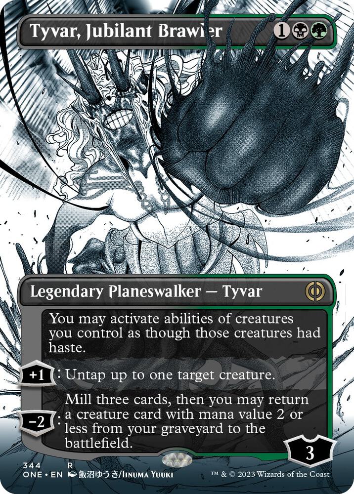Tyvar Jubilant Brawler Borderless (Phyrexia: All Will Be One) 