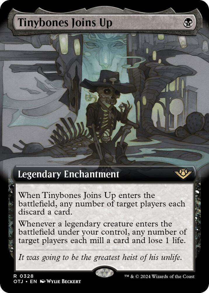 Tinybones Joins Up Extended Art (Outlaws of Thunder Junction)  - Foil