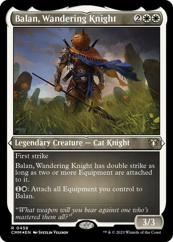 Balan Wandering Knight Foil Etched (Commander Masters)  - Foil