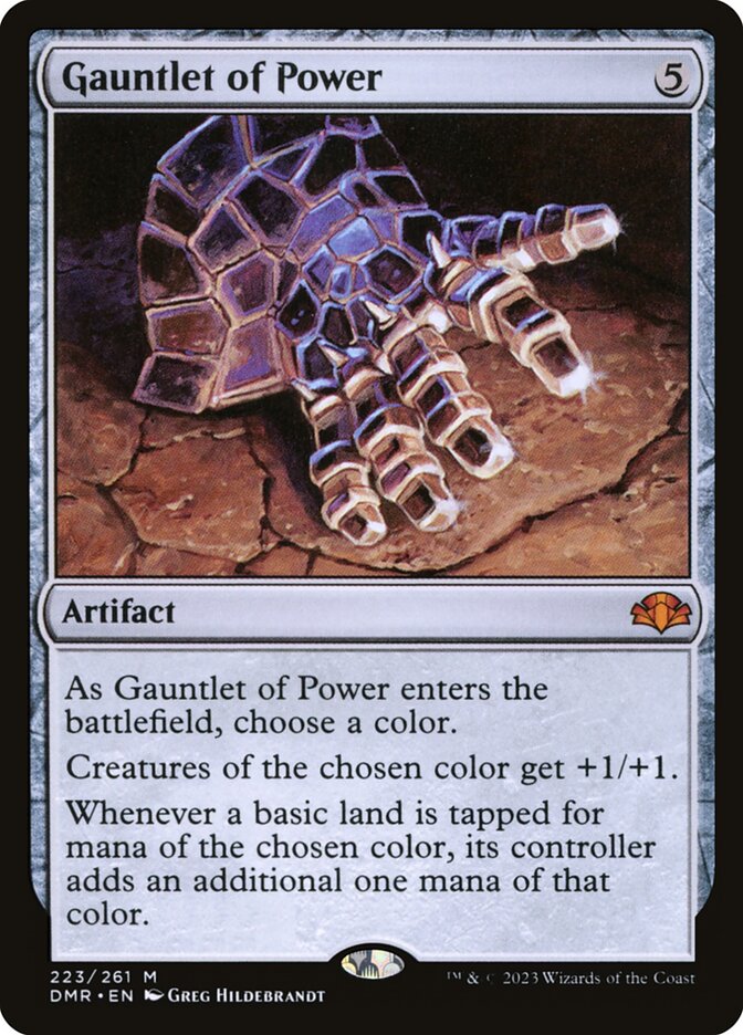 Gauntlet of Power (Dominaria Remastered)  - Foil
