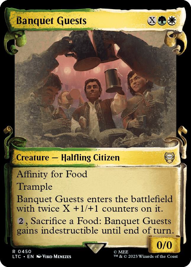 Banquet Guests Showcase Scrolls (Commander: The Lord of the Rings: Tales of Middle-earth) 