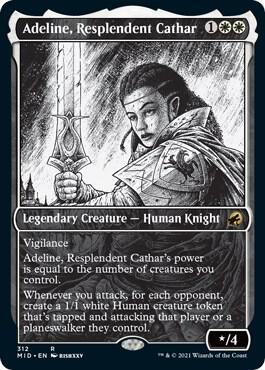 Adeline Resplendent Cathar Showcase (Innistrad: Midnight Hunt) 