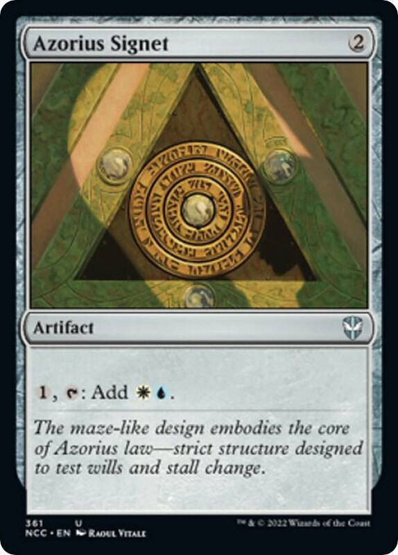 Azorius Signet (Commander: Streets of New Capenna) 