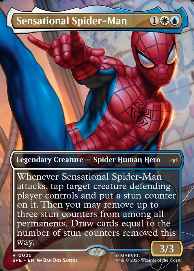 Sensational Spider-Man 25 (Marvel's Spider-Man: Eternal-Legal)  - Borderless Foil