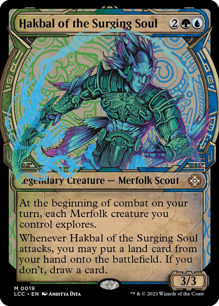 Hakbal of the Surging Soul 19/370 (Commander: The Lost Caverns of Ixalan)  - Showcase