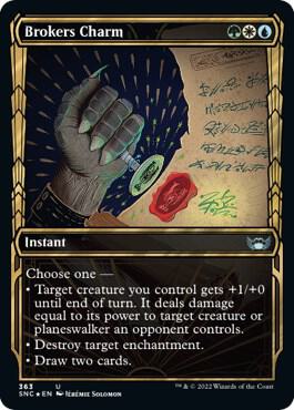 Brokers Charm Gilded Foil 363/281 (Streets of New Capenna)  - Foil