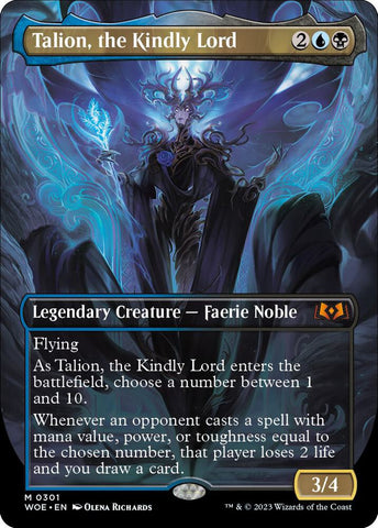 Talion the Kindly Lord Borderless (Wilds of Eldraine) 