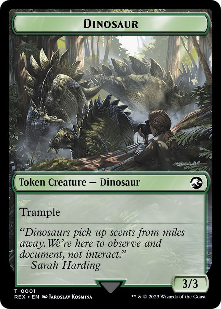 Dinosaur Token 1 (Universes Beyond: Jurassic World Collection)  - Foil