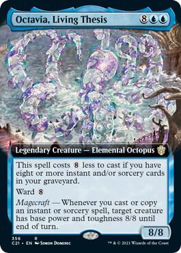 Octavia Living Thesis Extended Art (Commander 2021) 