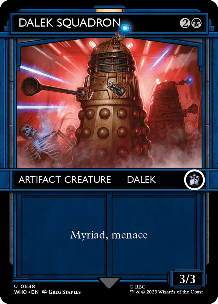 Dalek Squadron Showcase (Universes Beyond: Doctor Who)  - Foil