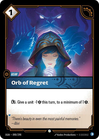 Orb of Regret (Origins)  - Foil