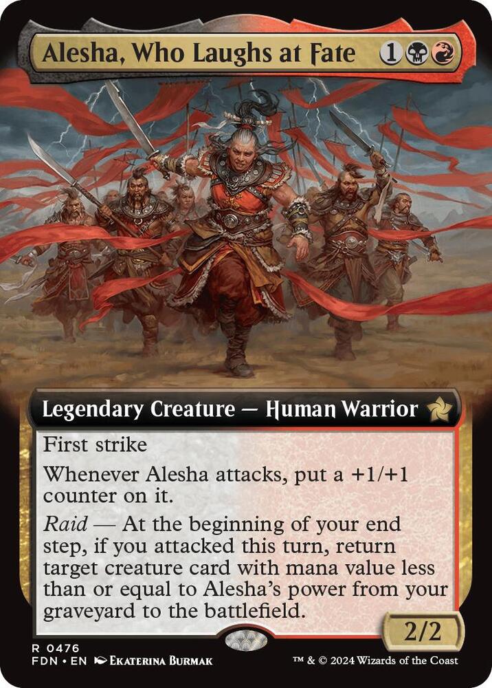 Alesha Who Laughs at Fate Extended Art (Foundations) 