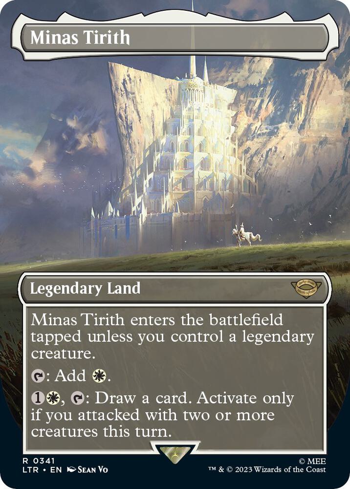 Minas Tirith 0341 Borderless (Universes Beyond: The Lord of the Rings: Tales of Middle-earth)  - Foil