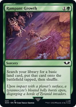 Rampant Growth 220/617 (Universes Beyond: Warhammer 40,000) 