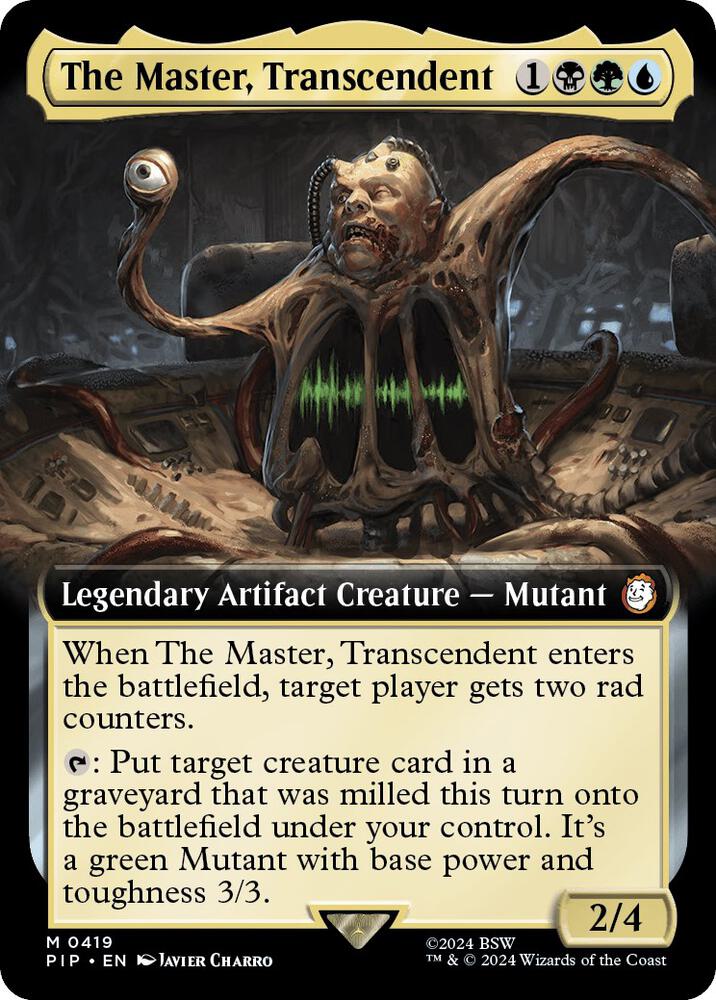 The Master Transcendent Extended Art (Universes Beyond: Fallout) 