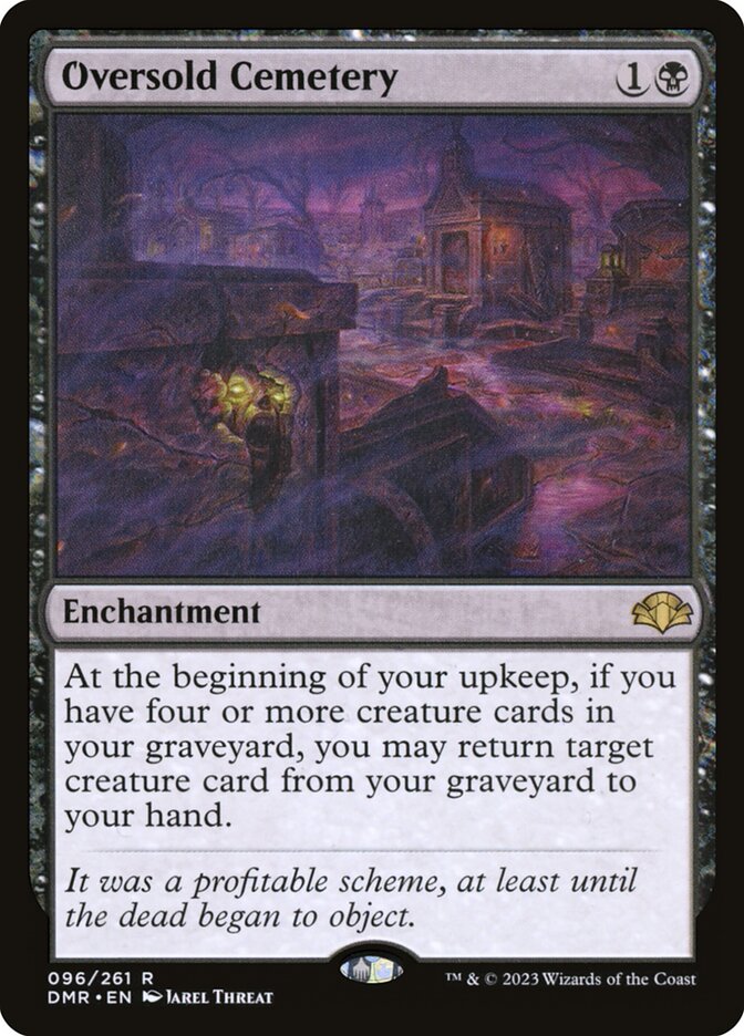 Oversold Cemetery (Dominaria Remastered)  - Foil