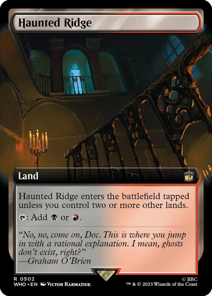 Haunted Ridge Extended Art (Universes Beyond: Doctor Who) 