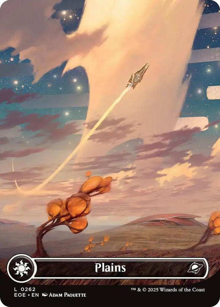 Plains 0262 Borderless (Edge of Eternities)  - Foil