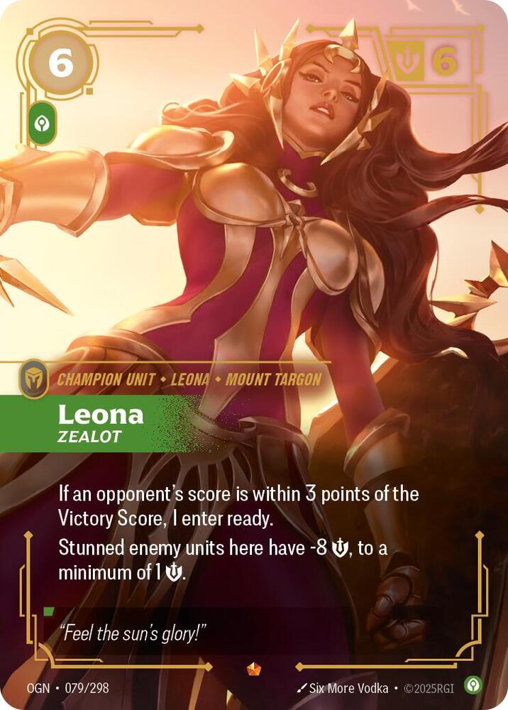Leona Zealot (Origins)  - Foil