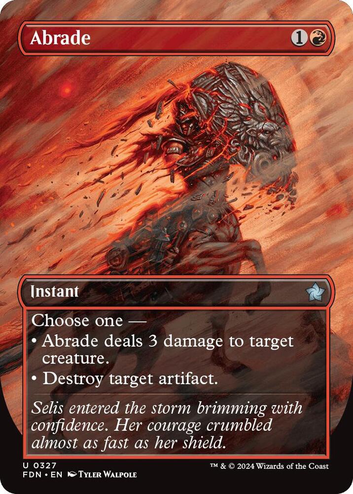 Abrade 327/291 (Foundations)  - Borderless