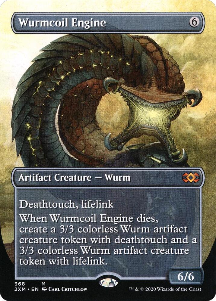 Wurmcoil Engine 368/332 (Double Masters)  - Borderless Foil