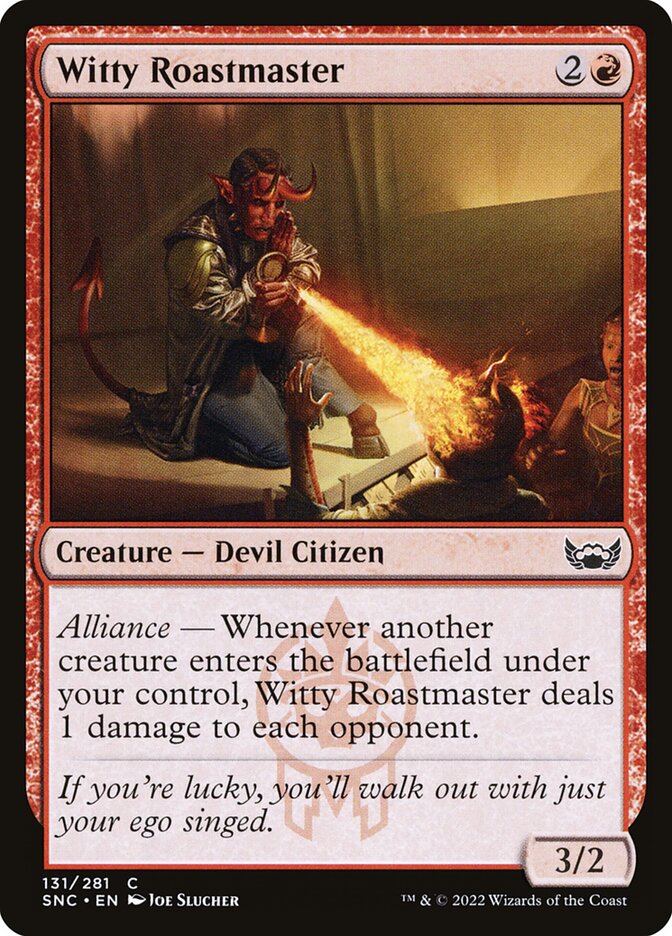 Witty Roastmaster (Streets of New Capenna)  - Foil