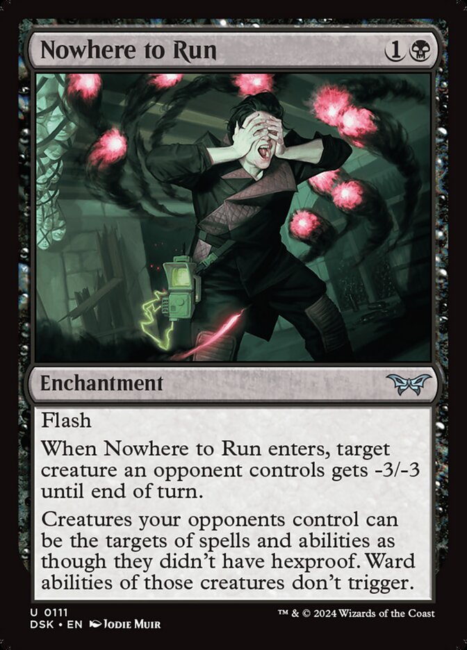 Nowhere to Run (Duskmourn: House of Horror)  - Foil