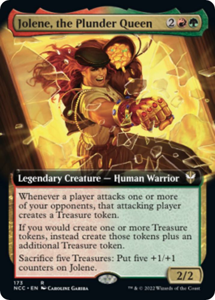 Jolene the Plunder Queen Extended Art (Commander: Streets of New Capenna) 