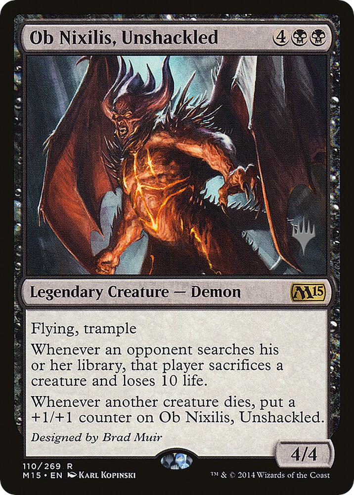 Ob Nixilis Unshackled 110p/14 (Promo Pack: Zendikar Rising) 