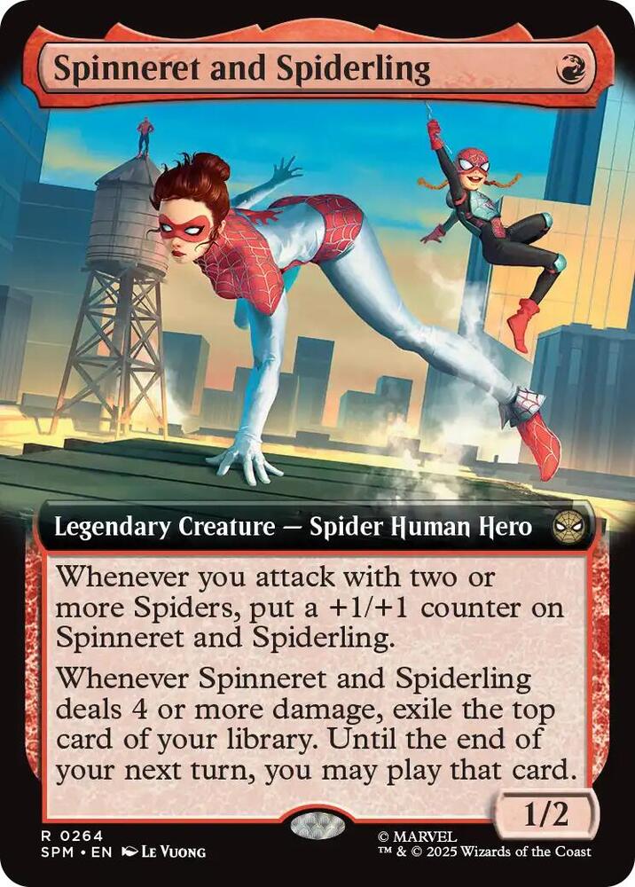 Spinneret and Spiderling Extended Art (Marvel's Spider-Man) 