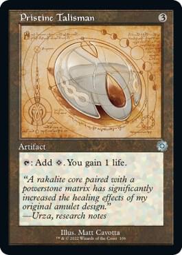 Pristine Talisman Schematic 106 (The Brothers' War: Retro Frame Artifacts)  - Foil