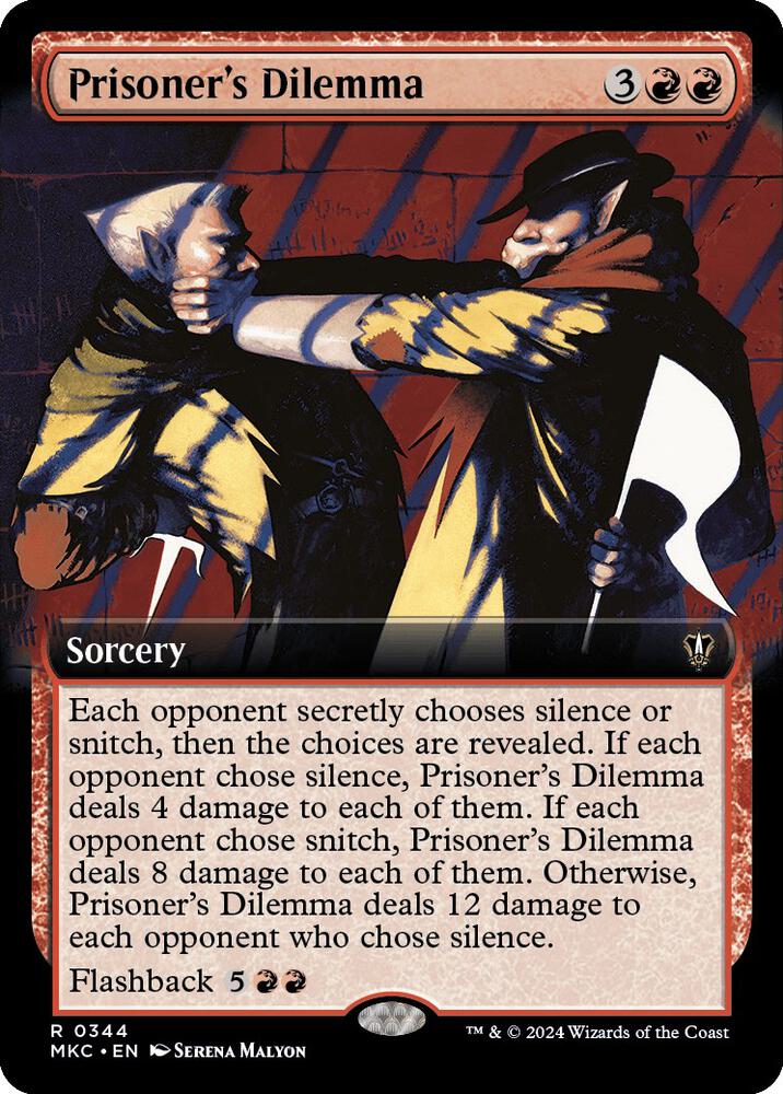 Prisoner's Dilemma 344 (Commander: Murders at Karlov Manor) 