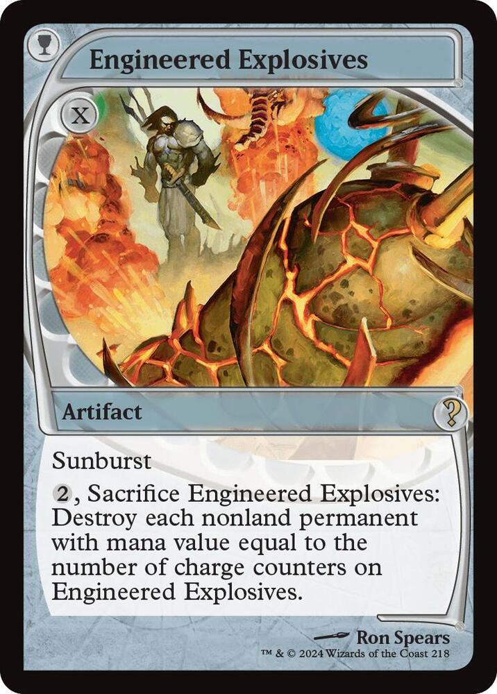 Engineered Explosives 218/390 (Mystery Booster 2)  - Future Sight