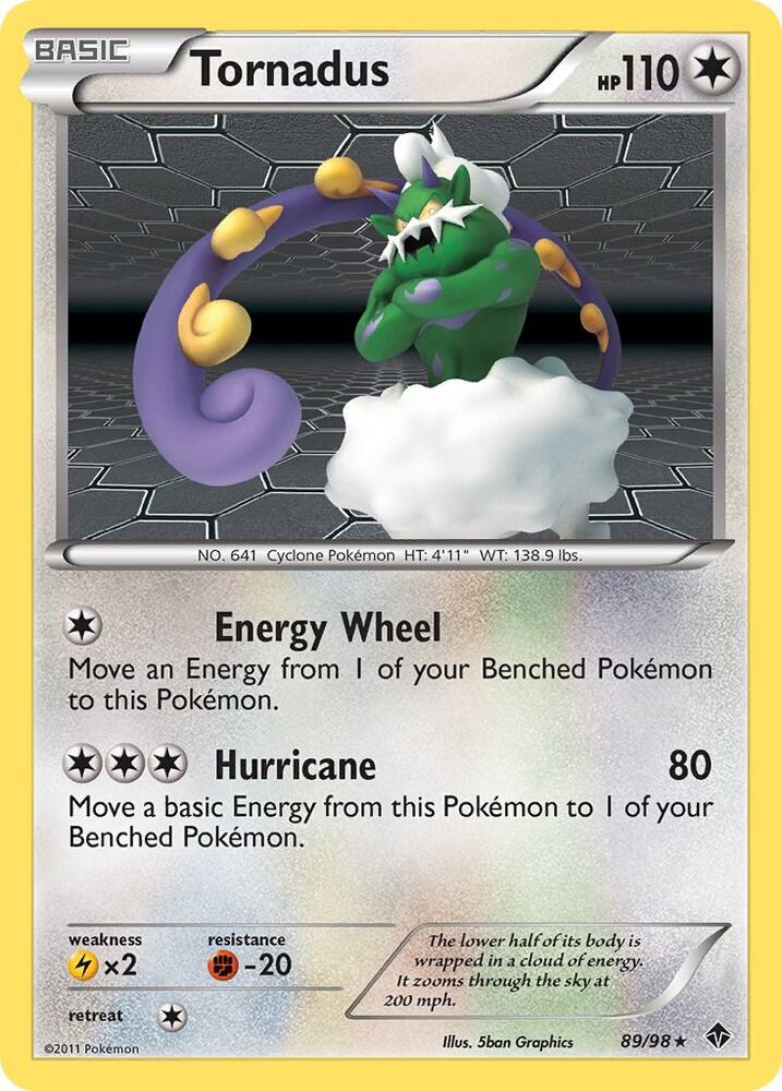 Tornadus 89/98 (Emerging Powers)  - Holofoil