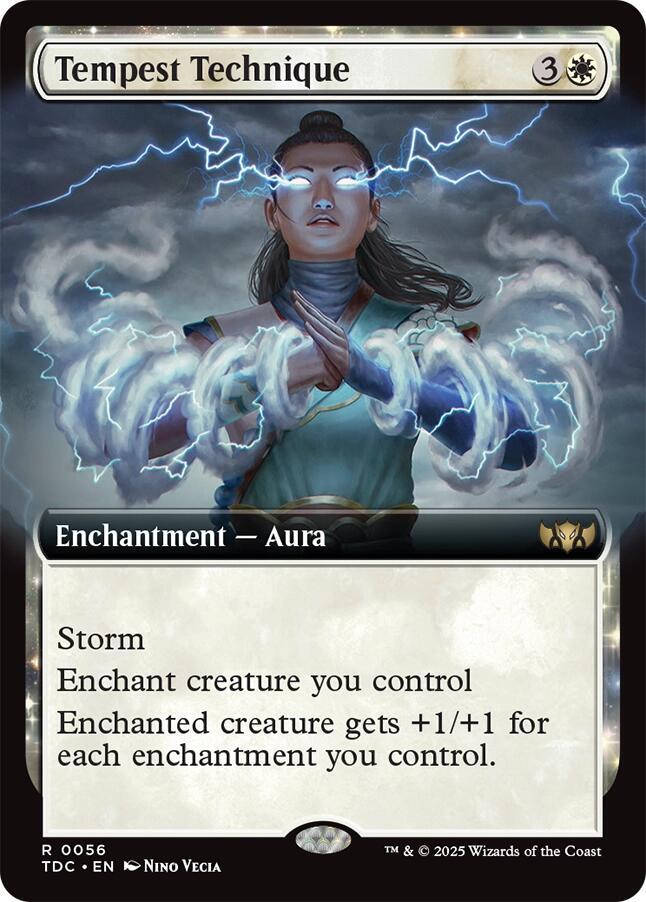 Tempest Technique Extended Art (Commander: Tarkir: Dragonstorm) 