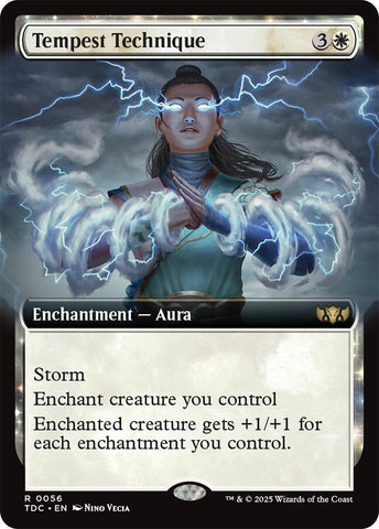 Tempest Technique Extended Art (Commander: Tarkir: Dragonstorm) 