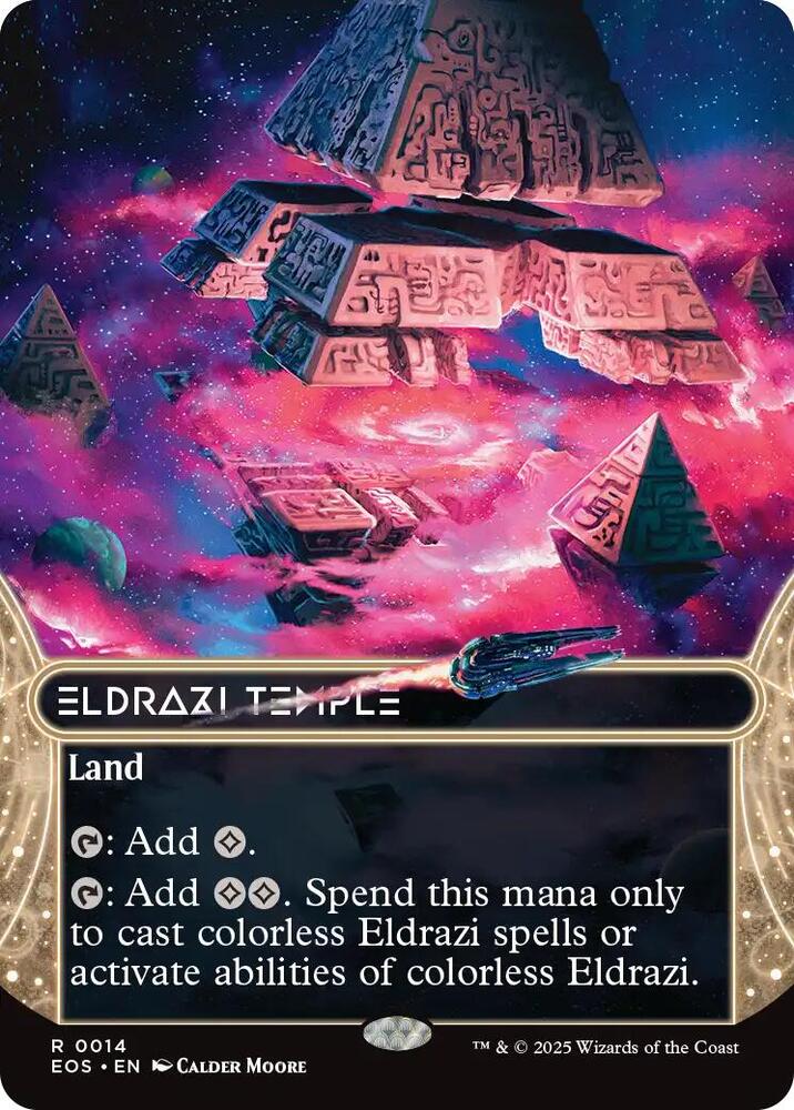 Eldrazi Temple 0014 Borderless (Edge of Eternities: Stellar Sights) 