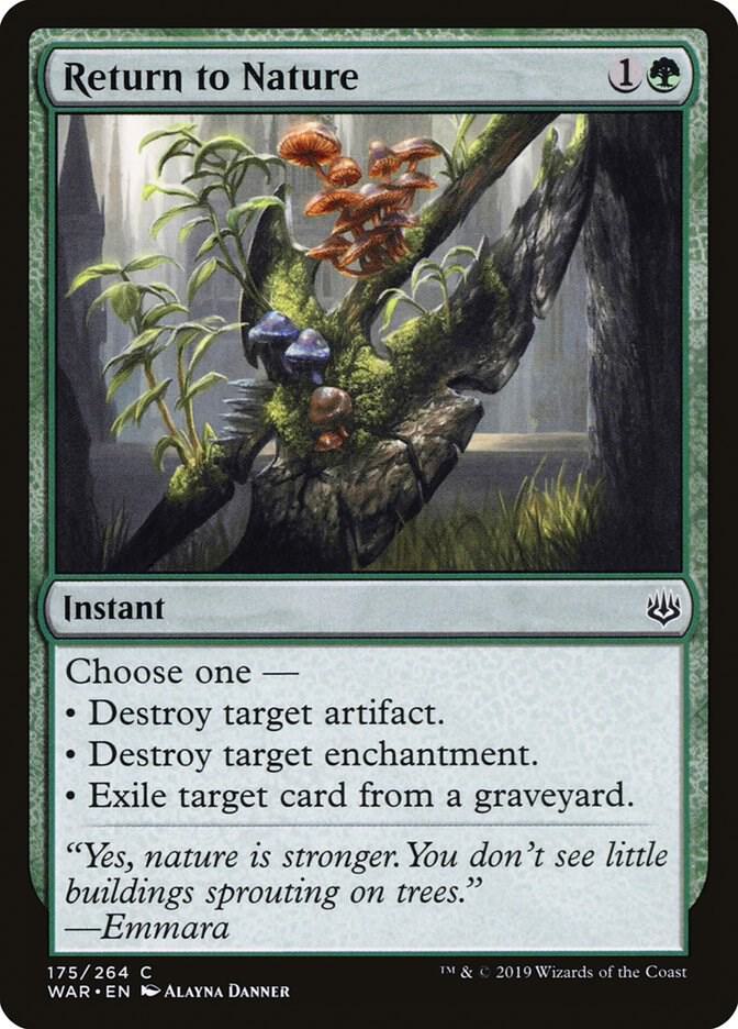 Return to Nature 175/264 (War of the Spark) 
