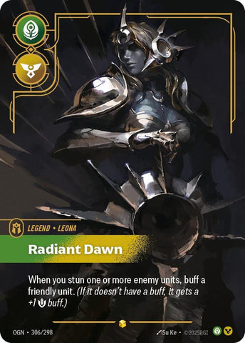 Leona Radiant Dawn Overnumbered (Origins)  - Foil