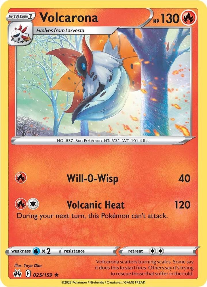 Volcarona 025/159 (Crown Zenith) 