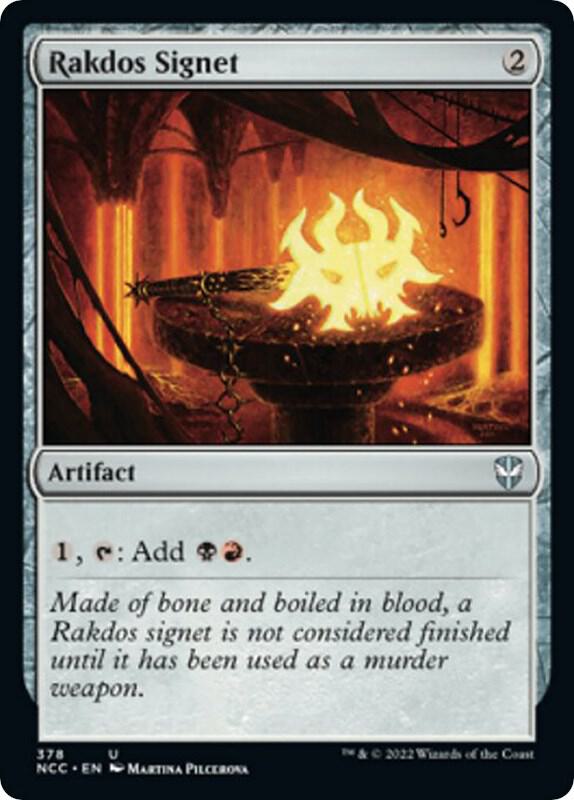 Rakdos Signet (Commander: Streets of New Capenna) 