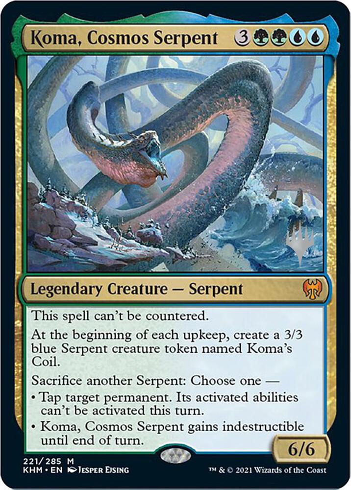 Koma Cosmos Serpent (Promo Pack: Kaldheim) 