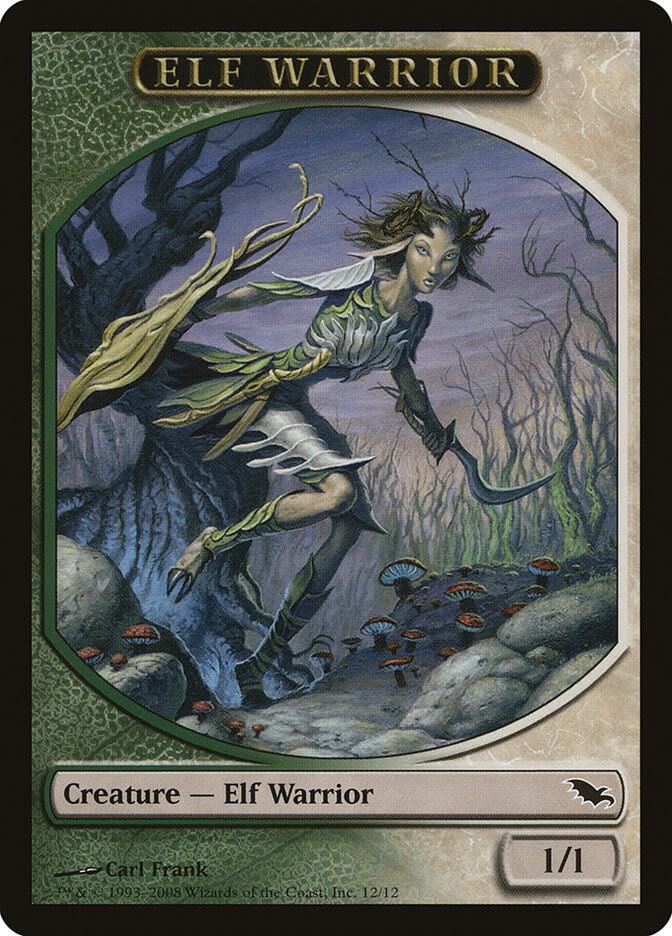 Elf Warrior Token 12/12 (Shadowmoor) 