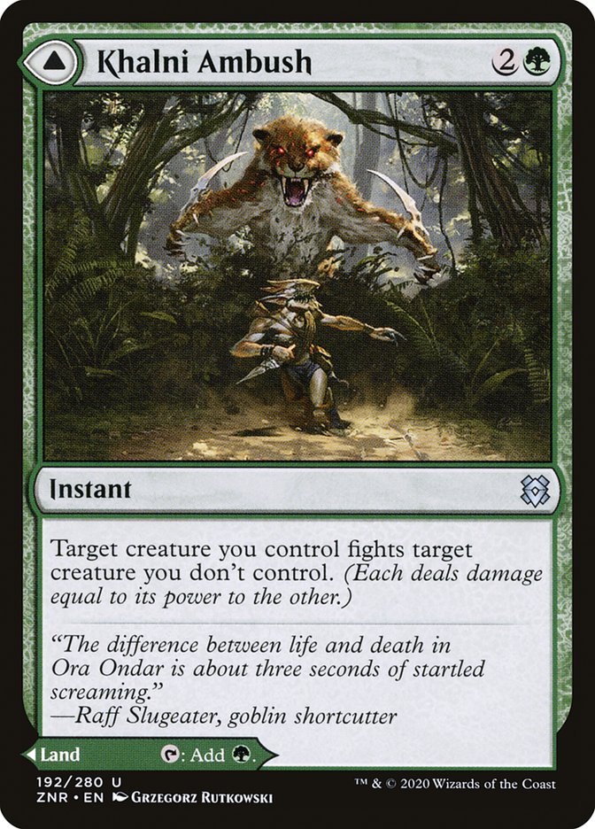 Khalni Ambush // Khalni Territory (Zendikar Rising) 