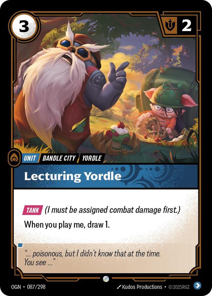 Lecturing Yordle (Origins)  - Foil