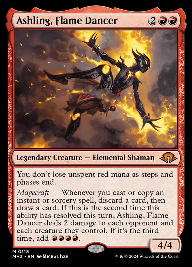 Ashling, Flame Dancer (Modern Horizons 3)  - Foil